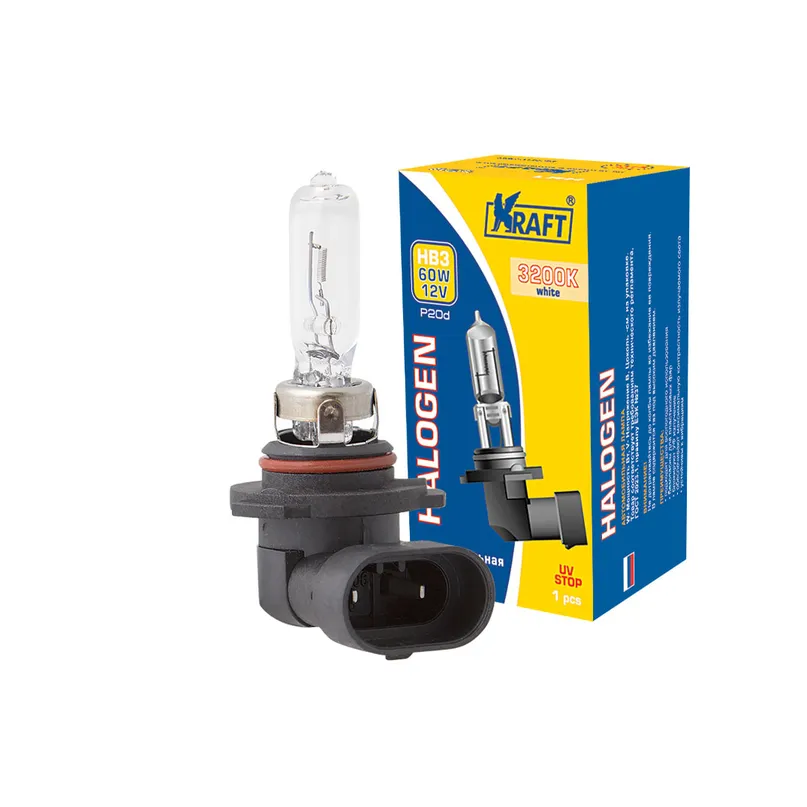 Лампа 12V HB3 60W P20d KRAFT 1 шт. картон KT700024