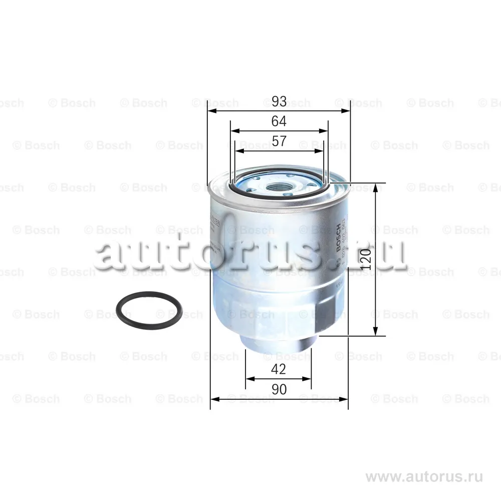 Фильтр топл HONDA CR-V II III 2.2D 05-> BOSCH F026402063
