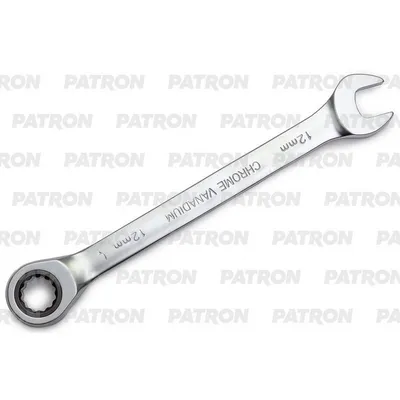 Ключ комбинированный трещоточный, 12 мм PATRON P-75712