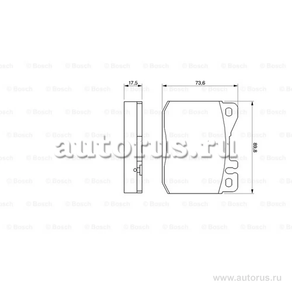 Колодки тормозные MERCEDES W123/W126 76-91 передние