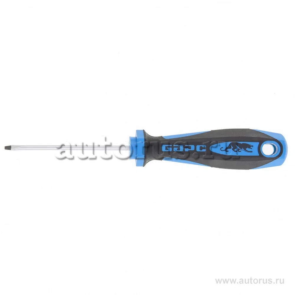 Отвертка SL 3, 0x75, CrV, двухкомпонентная рукоятка БАРС 19001