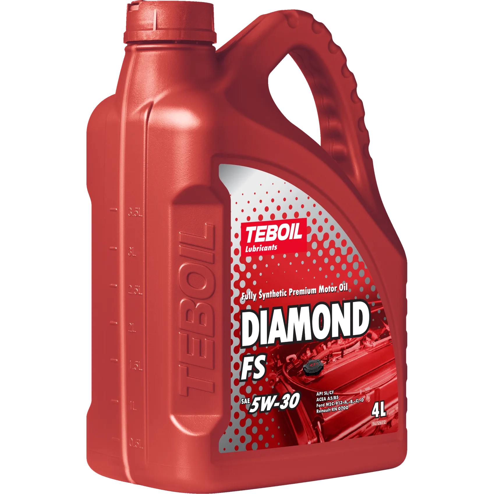 Масло моторное TEBOIL Diamond FS 5W-30 синтетическое 4 л 3468594