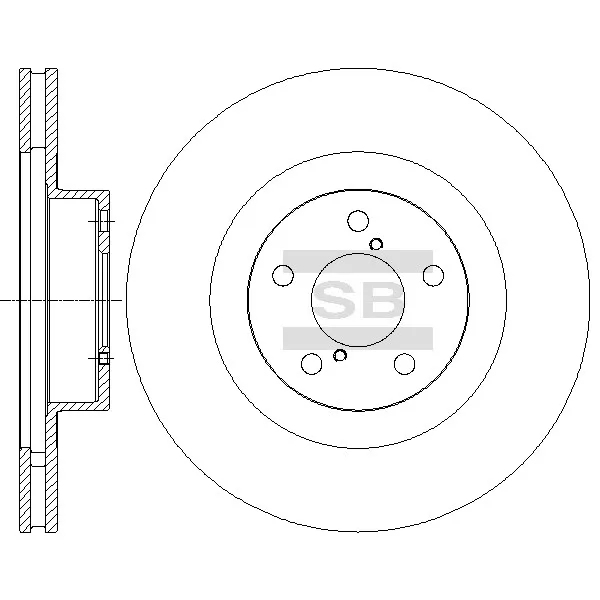 Диск тормозной SANGSIN SANGSIN BRAKE SD4701