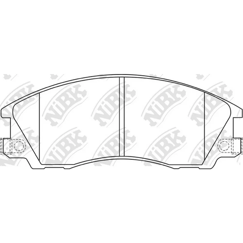 Колодки передние HYUNDAI Terracan 01-> NIBK PN0853