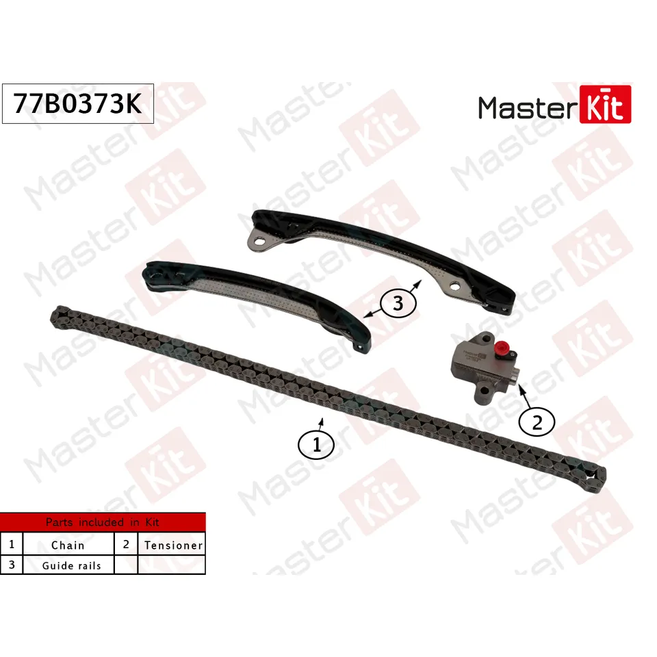 Комплект цепи ГРМ SMART FORFOUR (453) 2014 - M 281 MASTERKIT 77B0373K