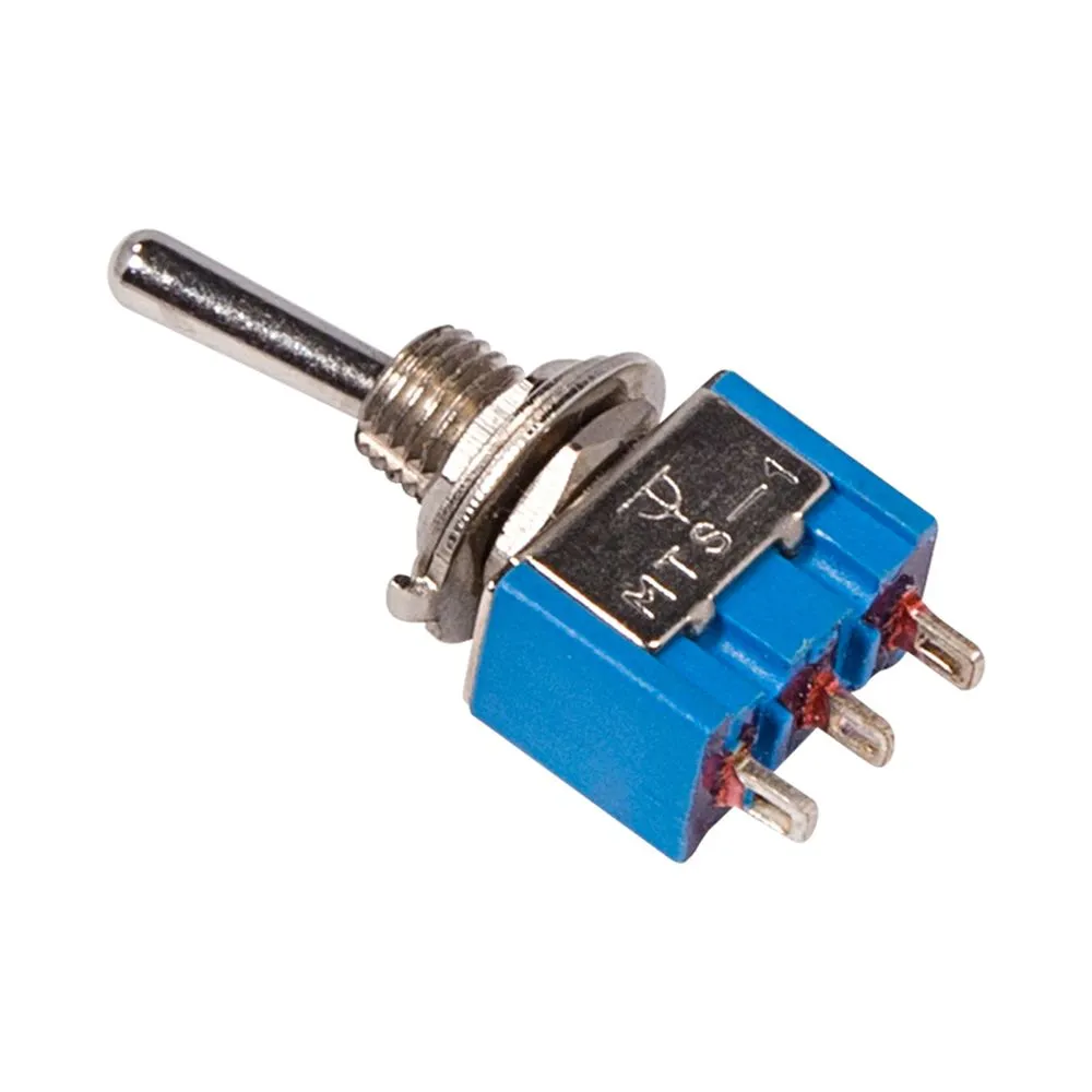 Тумблер 250V 3А (3c) ON-ON однополюсный Micro (MTS-102), , Max Вт REXANT 36-4010