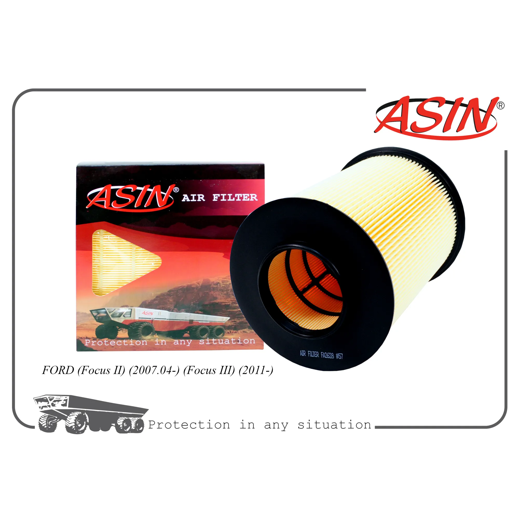 Фильтр воздушный 1708877/ASIN.FA2628 ASIN ASIN ASINFA2628