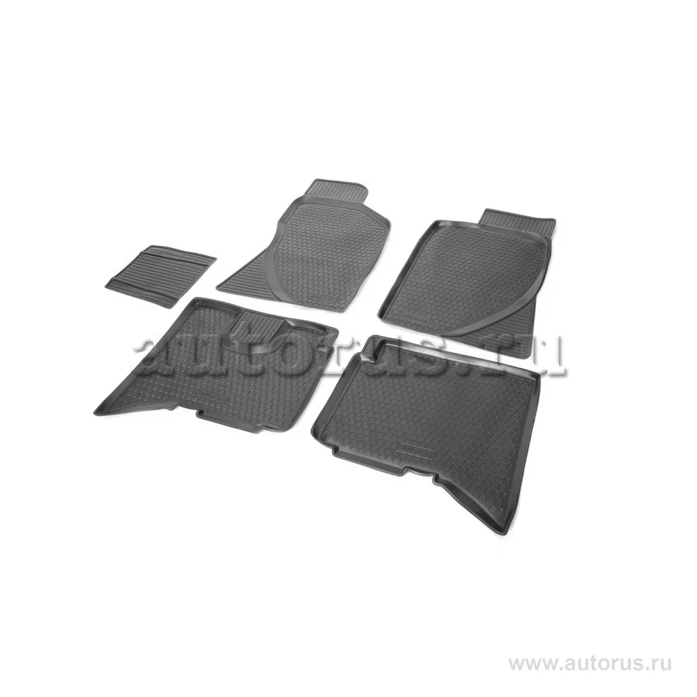Коврики салона полиуретан черный Great Wall Hover H5 2010- с крепежом COMFORT 14.02.500.PL