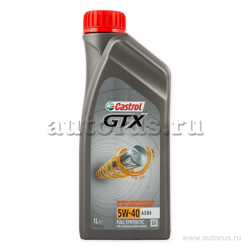 Масло моторное CASTROL GTX 5W-40 синтетическое 1 л 15B9F6