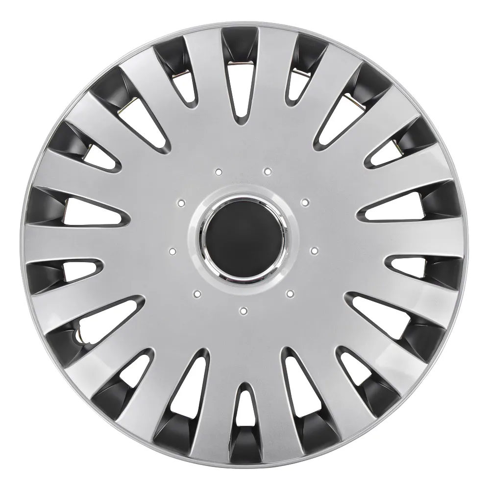 Колпаки R14 Vega 4шт (серебристо-черно матовые) ABS-пластик ARNEZI A0702057