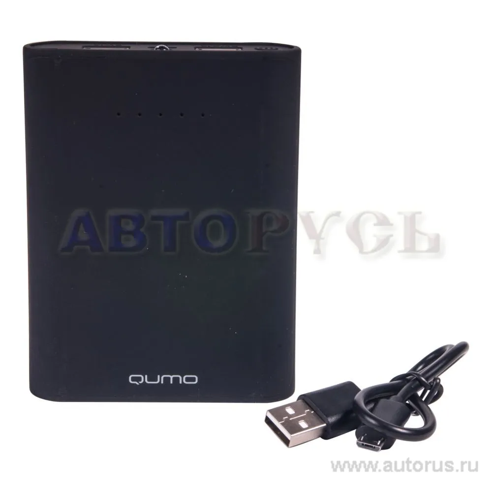 Внешний аккумулятор Qumo PowerAid 10400, 10400mAh, для мобильных устройств