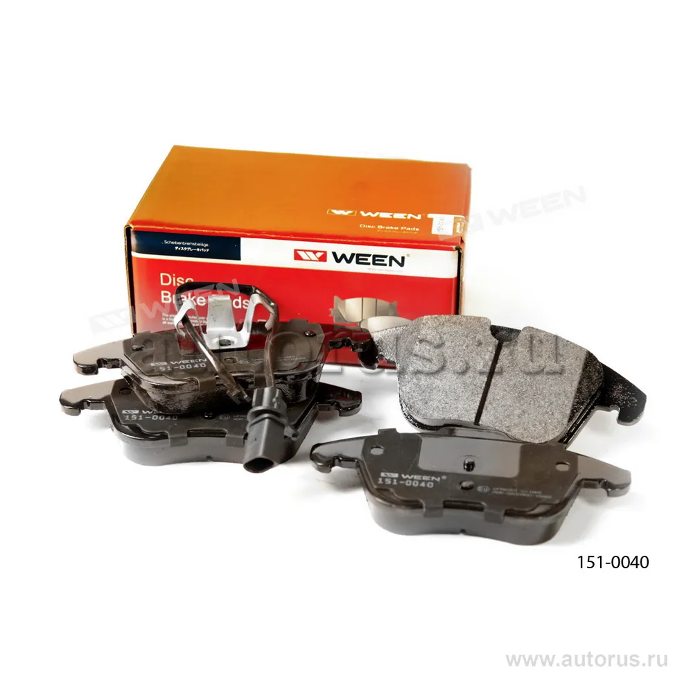 Тормозные колодки дисковые передние AUDI A4 (8K2,B8), A4 Allroad, A5 (8T3), A5 Sportba WEEN 151-0040