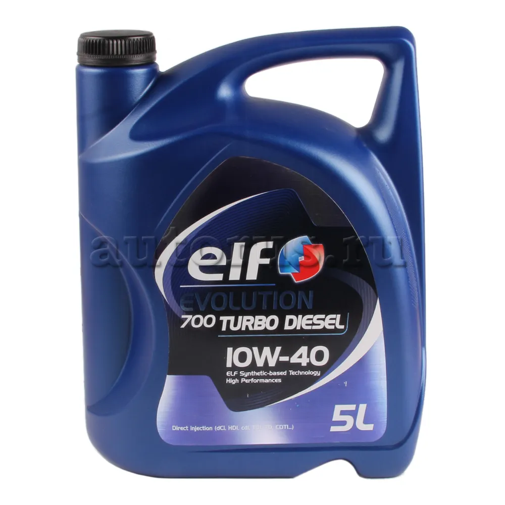 Масло моторное ELF Evolution 700 Turbo Diesel 10W-40 полусинтетическое 5 л 201553