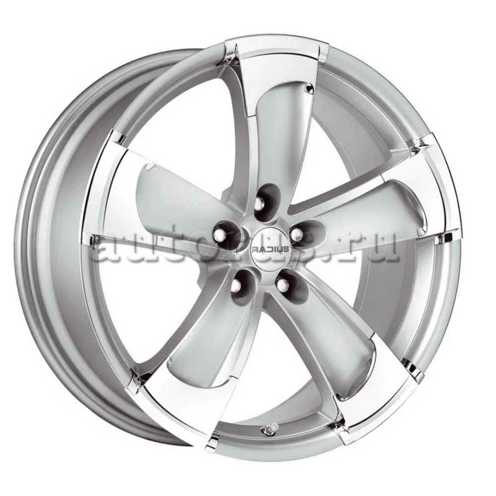 Диск литой R18 8J 5x114.3/75 ET30 RADIUS RS014 Satin Silver RS0148018AA5L30GB1