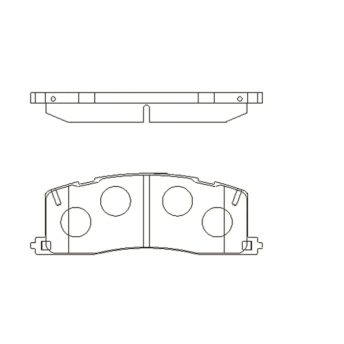 Колодки тормозные TOYOTA Estima 1992 ~ 1999 / Previa 1990 ~ 1999 CTR GK1052