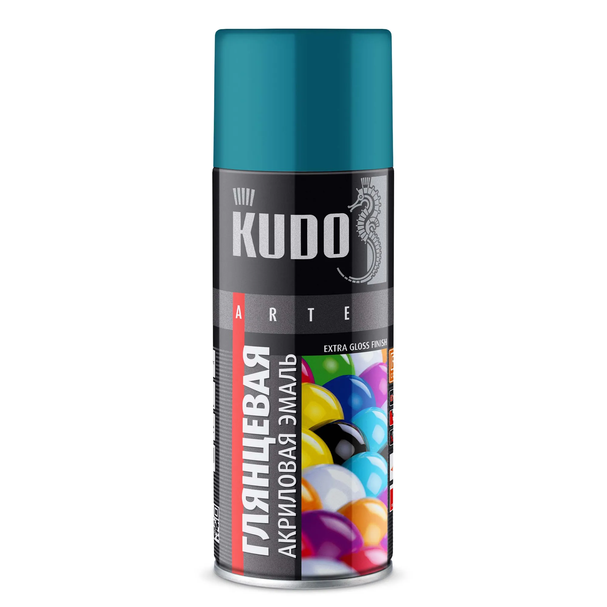 Эмаль универсальная акриловая RAL 5021 морская волна высокоглянцевая KUDO KUDO KUA5021