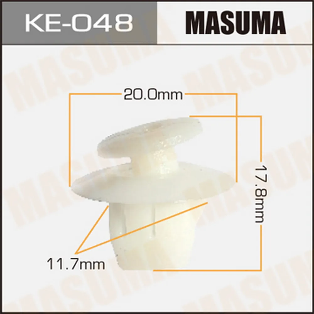 Клипса TOYOTA AVENSIS -18 MASUMA KE048