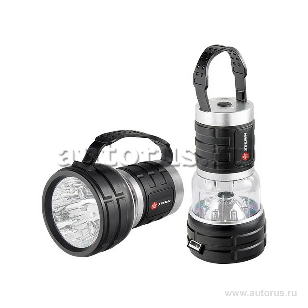 Фонарь кемпинговый, многофункциональный, трех режимный, 12 Led, влагонепроницаемый, 3xLR20 Stern 9 STERN 90531