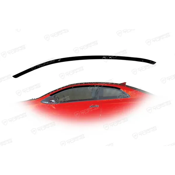 Дефлектора на окна Kia Cerato III Koup 2013 (Цельная) деф.окон Cobra Tuning K15213