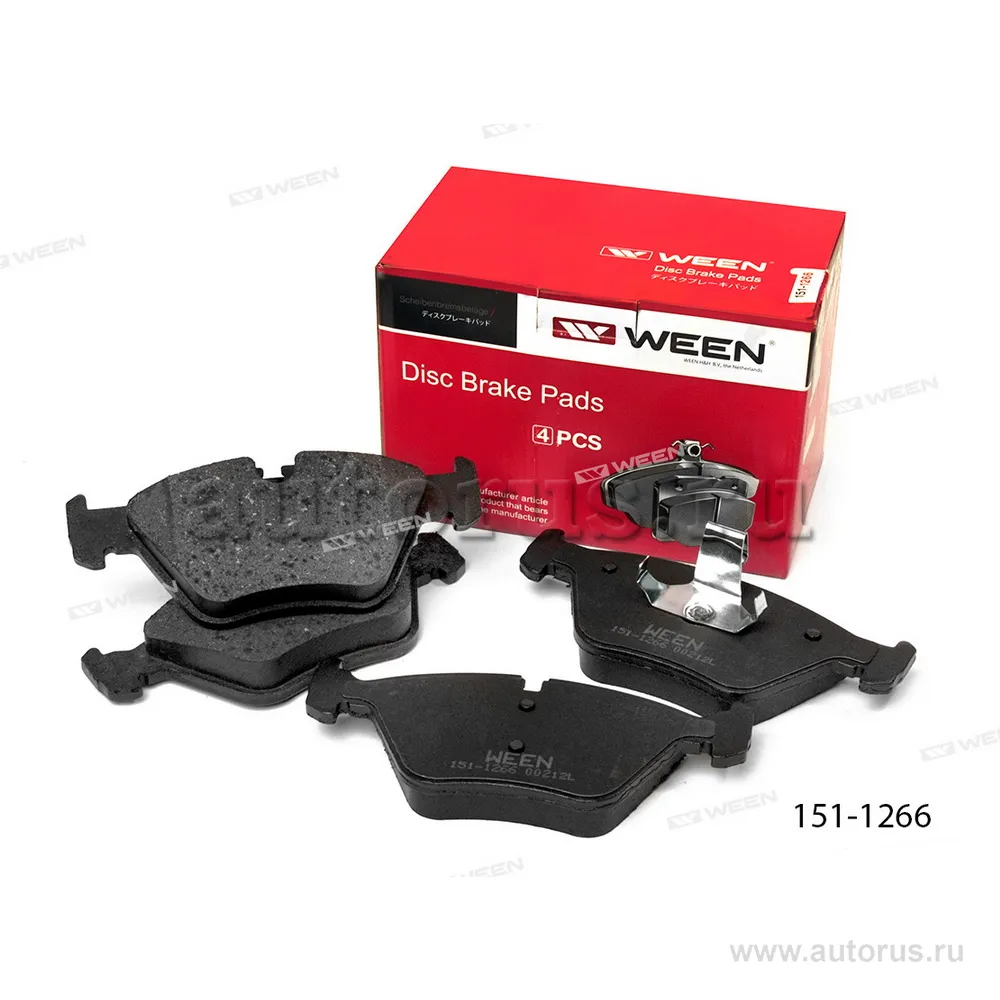 Тормозные колодки дисковые передние BMW 3 (E46), X3 (E83), Z4 WEEN 151-1266