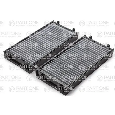 Фильтр салона угольный (к-кт 2шт) BMW: X5 07-, X6 08- PART-ONE 1CF108