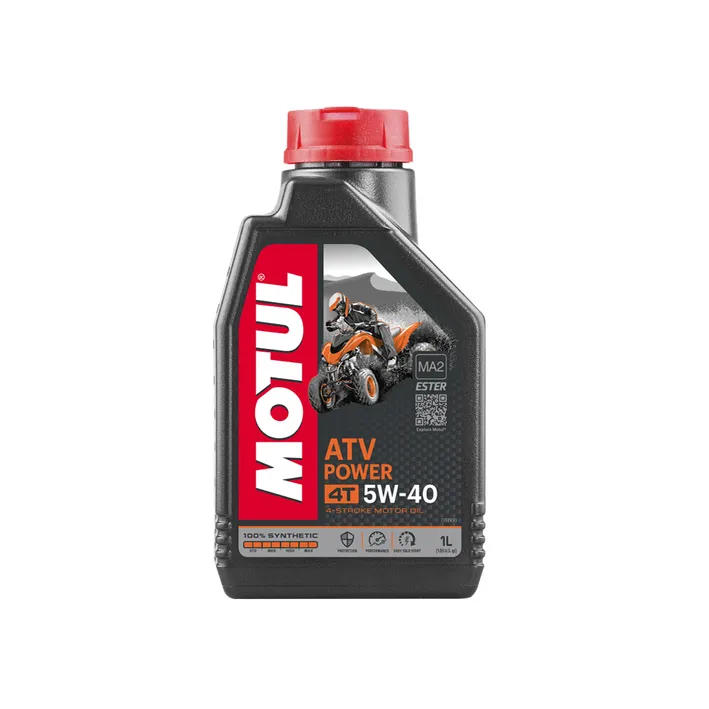 Масло моторное 4T Motul ATV Power 5W40 синтетическое 1 л 105897