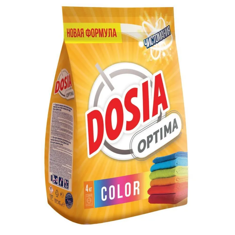 Порошок стиральный Dosia Optima Color для цветного белья 4кг 1471820