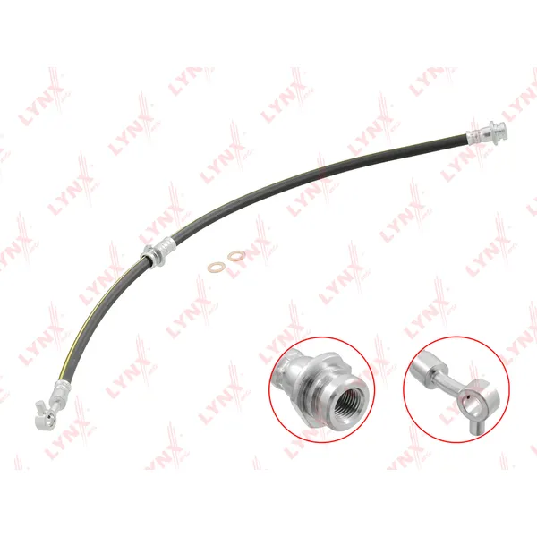 Шланг тормозной передний R NISSAN Cube(Z12) 09-19 / Tiida(C11) 07-12 LYNXauto BL-4128