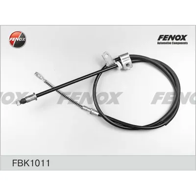 Трос стояночного тормоза левый FENOX FBK1011