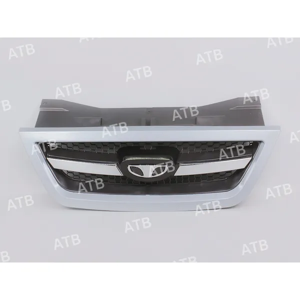 Решетка радиатора DAEWOO NEXIA 1 2008-2016 рестайлинг серо-голубой GCW верх ATB 1ADN10JAWGCW