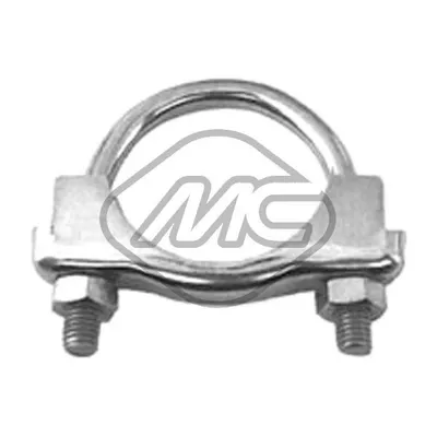 ХОМУТ ГЛУШИТЕЛЯ D76MM U УСИЛЕННЫЙ, ТОЛЩИНА ПРОВОЛКИ 10MM, ГАЙКА МЕДЬ Metalcaucho 00625