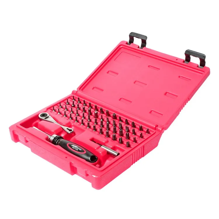 Набор бит 1/2 , 3/8 TORX, HEX , PH с держателем в кейсе 55 предметов JTC-5610