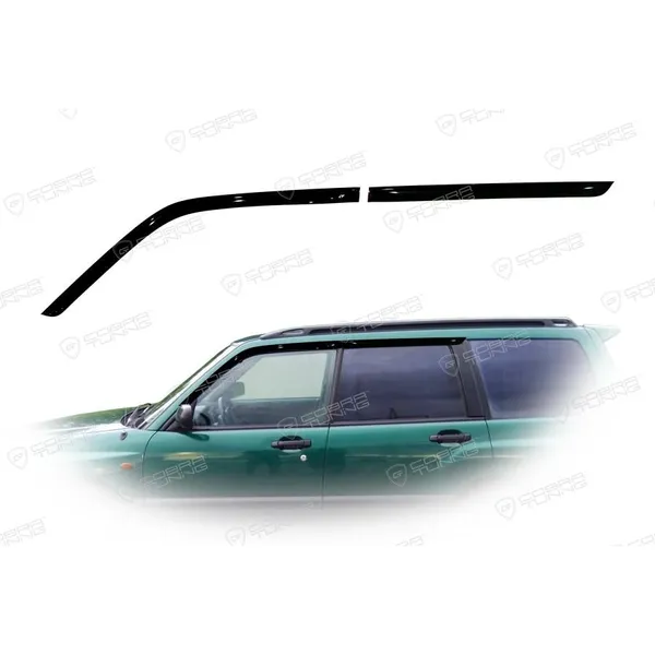 Дефлектора окон Subaru Forester III 2008 деф.окон Cobra tuning s40108