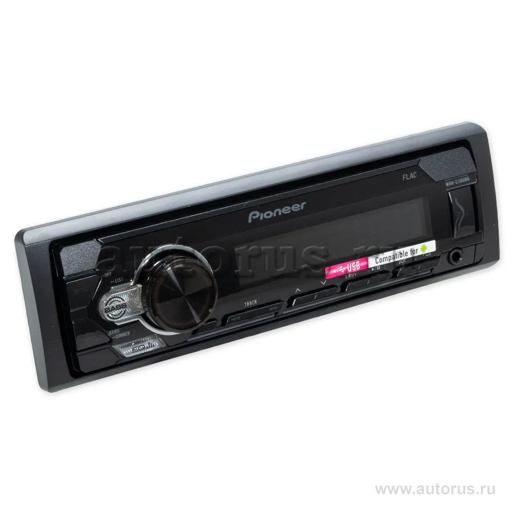 Автомагнитола PIONEER MVH-S110UBG 4x50 Вт. USB, MP3, AUX