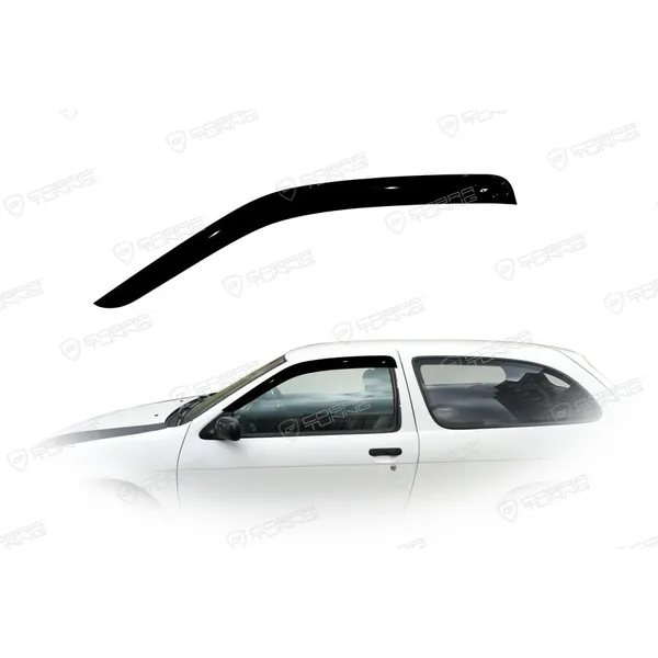 Дефлектора на окна Nissan Pulsar 3d (N15) 1995-2000 деф.окон Cobra Tuning N15395