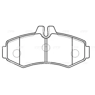 Тормозные колодки CTR CKBZ-42