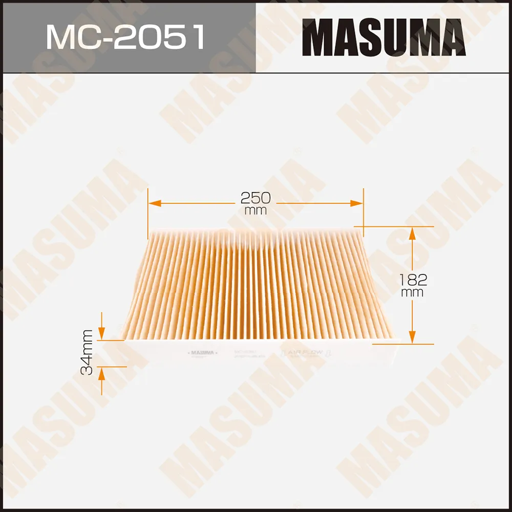 Фильтр салона NISSAN QASHQAI 13, X-TRAIL 13 MASUMA MC2051