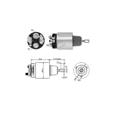Реле втягивающее BMW E34 535/730 E38/X5 4.4 00- ERA ZM2475