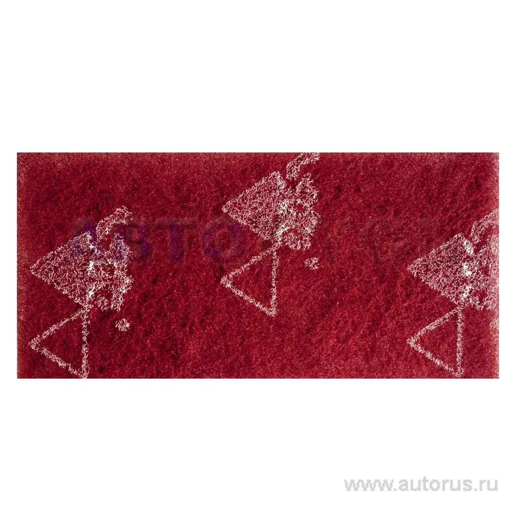 Скотч-брайт для матирования, красный 115x230 мм . SIA Fleece