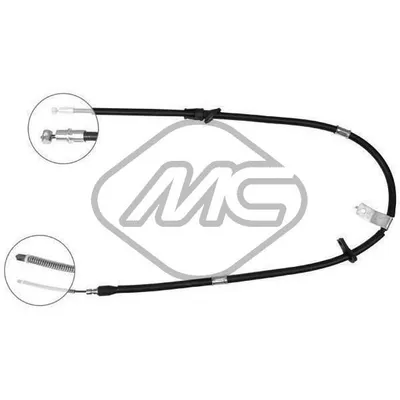 Трос ручника HYU ACCENT ALL HATCHBACK DX R Metalcaucho 81989