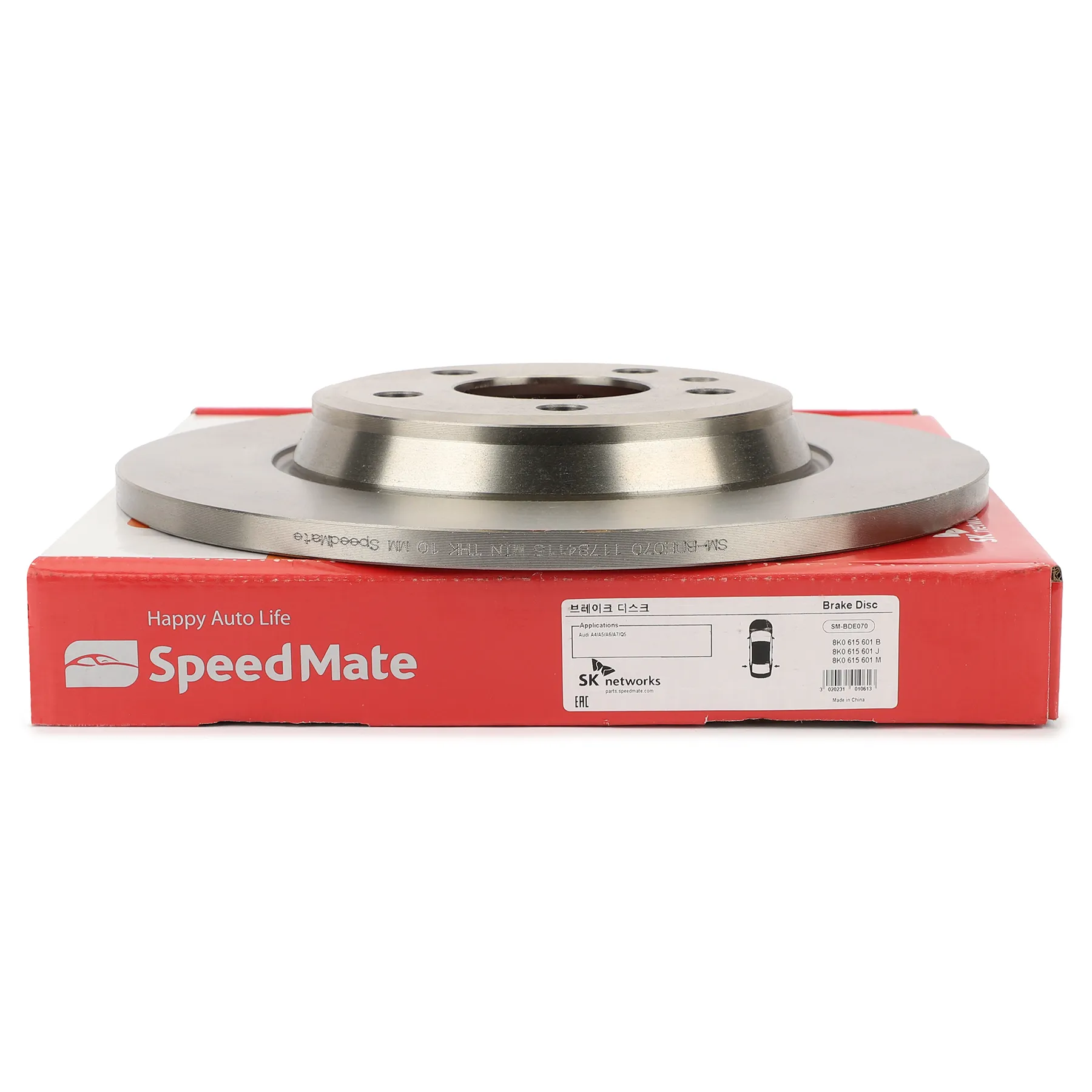 Диск тормозной задний AUDI A4,A5,A6,A7,Q5 SPEEDMATE SM-BDE070