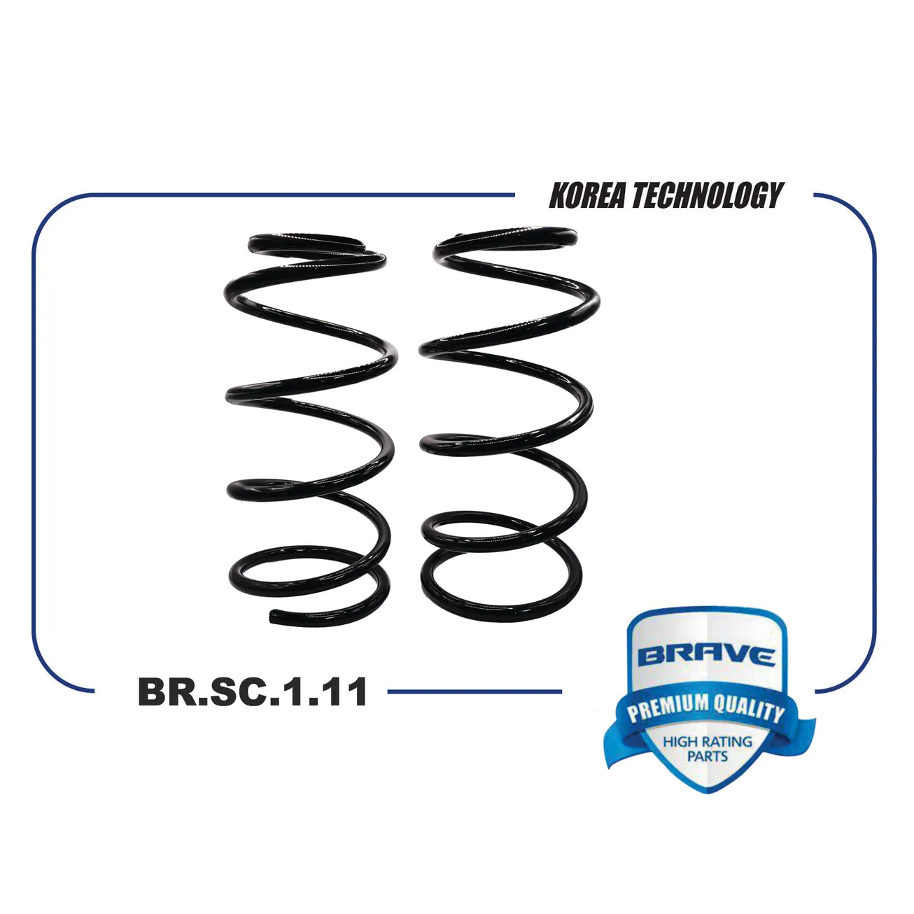 Пружина передней подвески BR.SC.1.11 1851892 FORD Focus III 2011- BR.SC.1.11