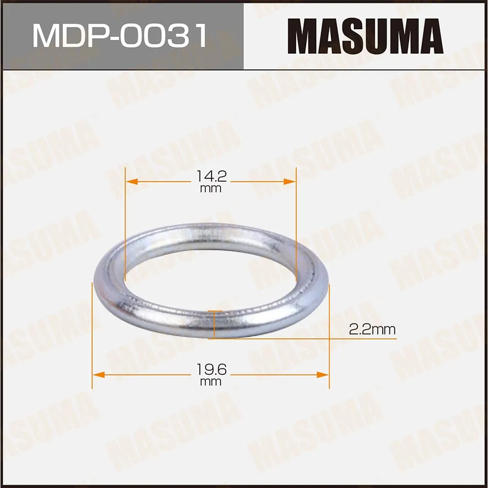 Прокладка сливной пробки VAG 14.2x19.6x2.2 MASUMA MDP-0031
