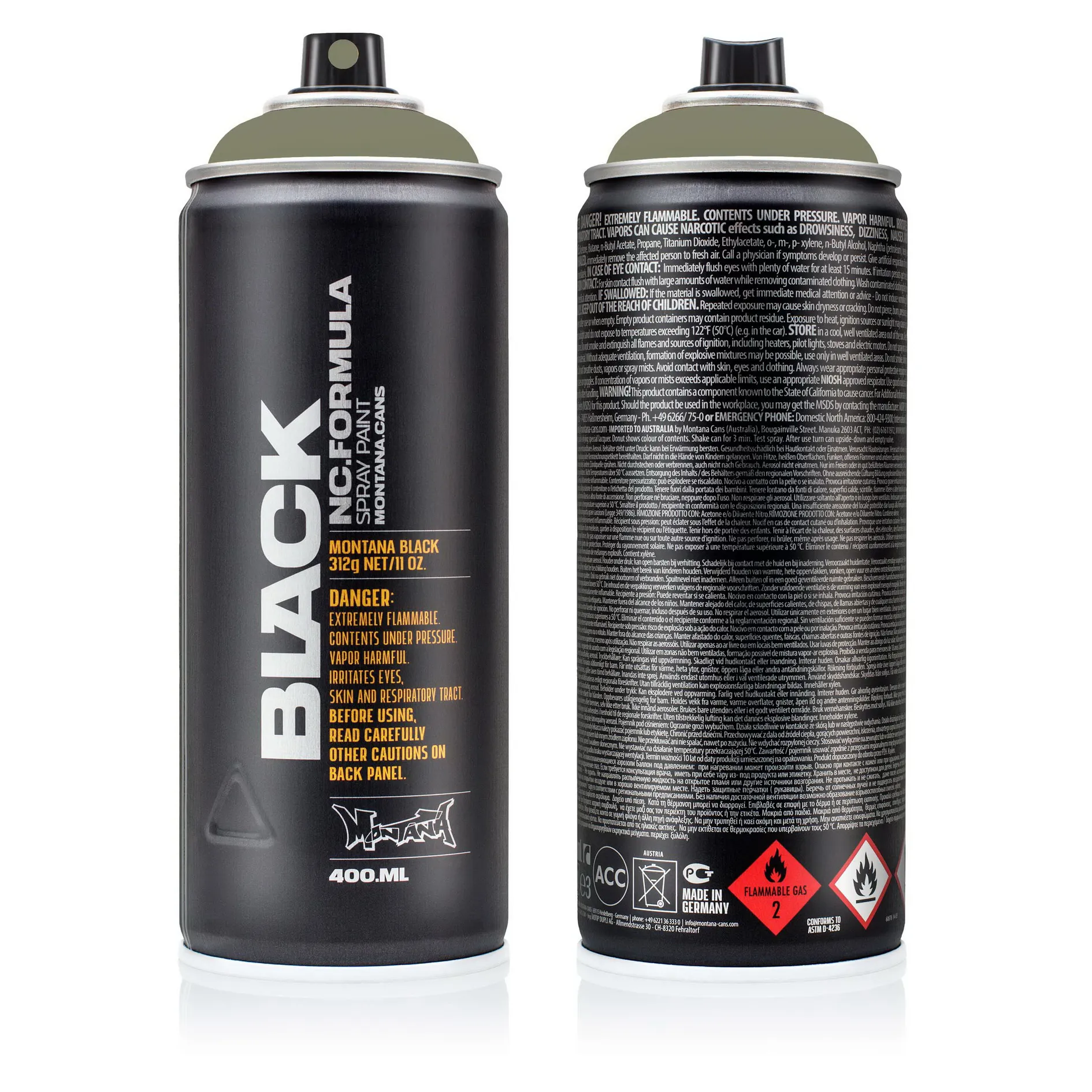 Краска BLACK мердок MONTANA CANS 6920 BLK