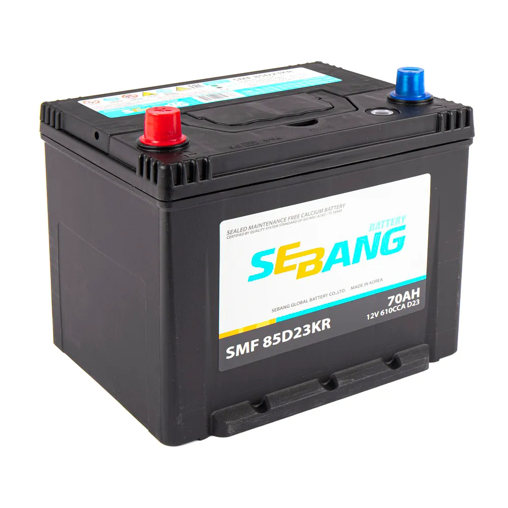 Аккумулятор SEBANG SMF 70 А/ч прямая L+ 232x175x225 EN610 А