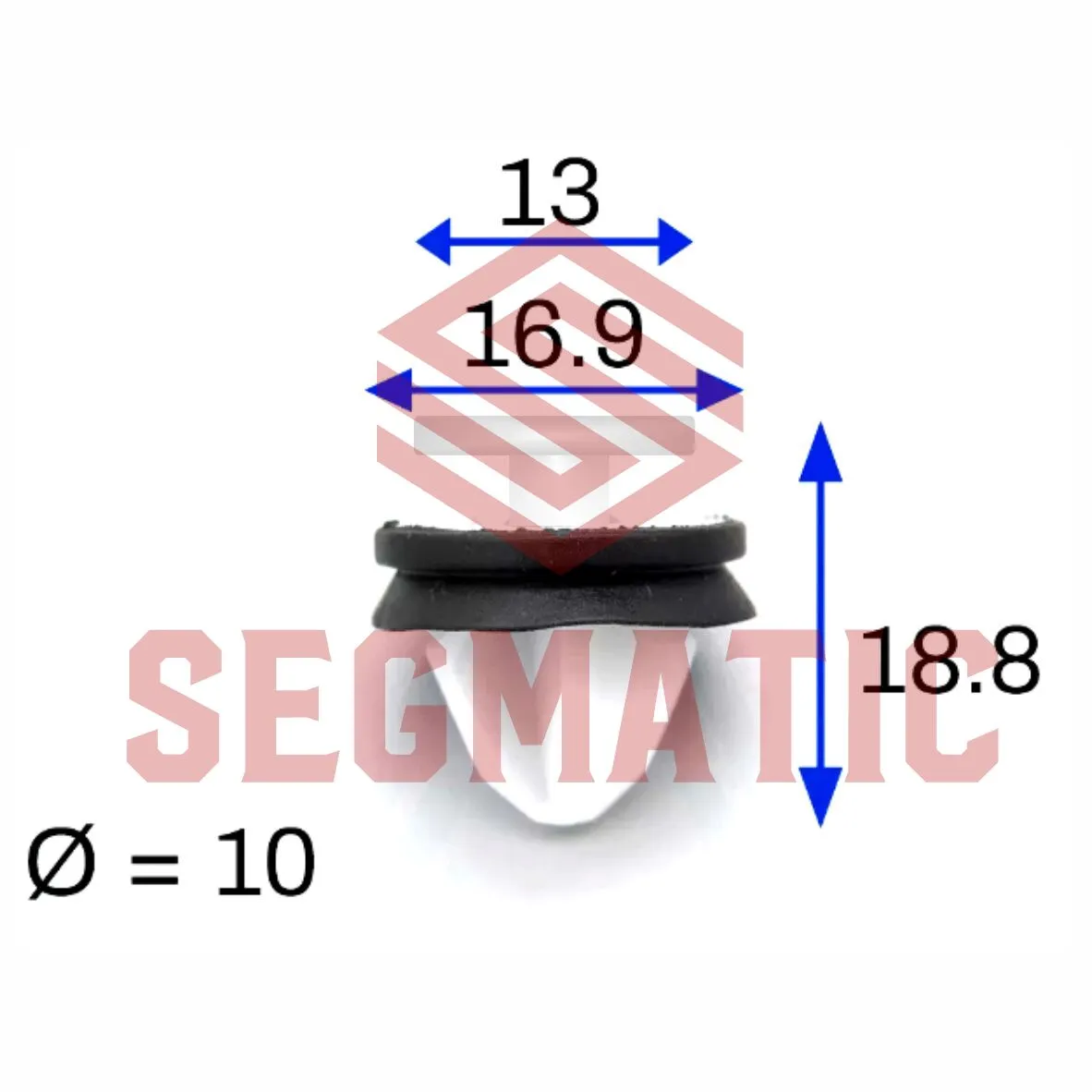 Клипса пластмассовая FORD SEGMATIC SG70203228