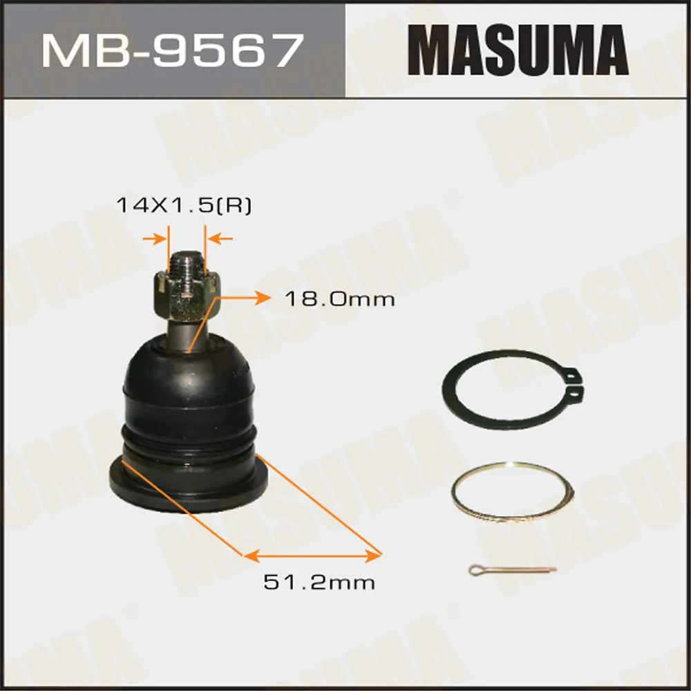 Шаровая опора MASUMA front up PATROL/ Y62 (1/2 MASUMA MB9567