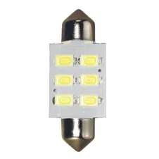 Автомобильная светодиодная лампа T11x36, 12V, 5W, S8,5, WHITE, Маяк 12T11x36W6SMD