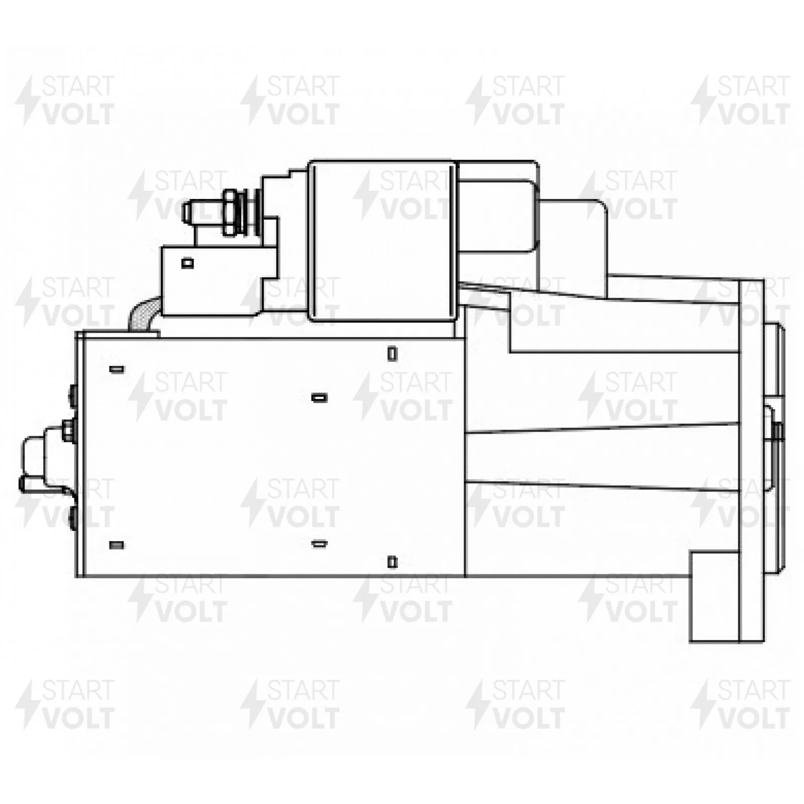 Стартер 2 кВт STARTVOLT LSt 1714
