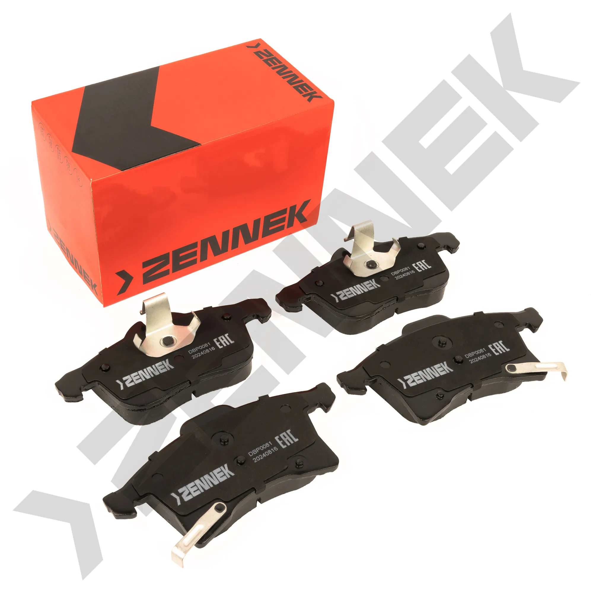 Колодки тормозные дисковые передние OPEL CORSA D 06-14, CORSA E 14- ZENNEK DBP0081